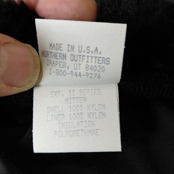 Northern Outfitters Arctic Expedition Mittens Black Trigger Snowmobile Glove USA - Picture 8 of 8